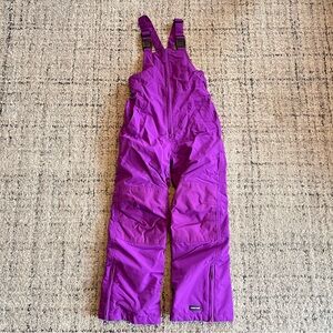 •Land’s End kids squall waterproof insulated iron knee snow bibs• Size 7S